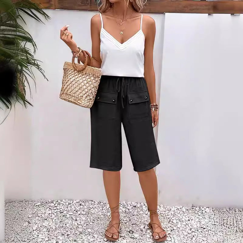 Noria™ - Pocket Button Shorts