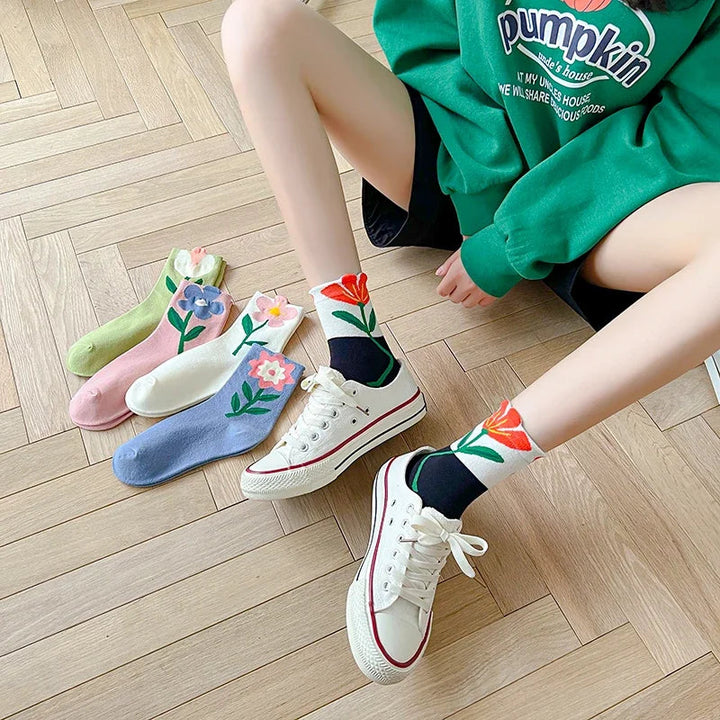 Bloom Floral Sock Set