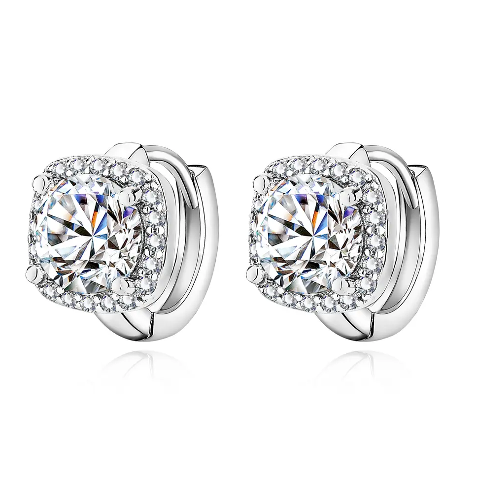 Nadine square earrings | Gold 18k