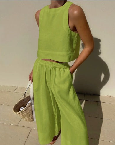 Charlotte | Linen Summer Set