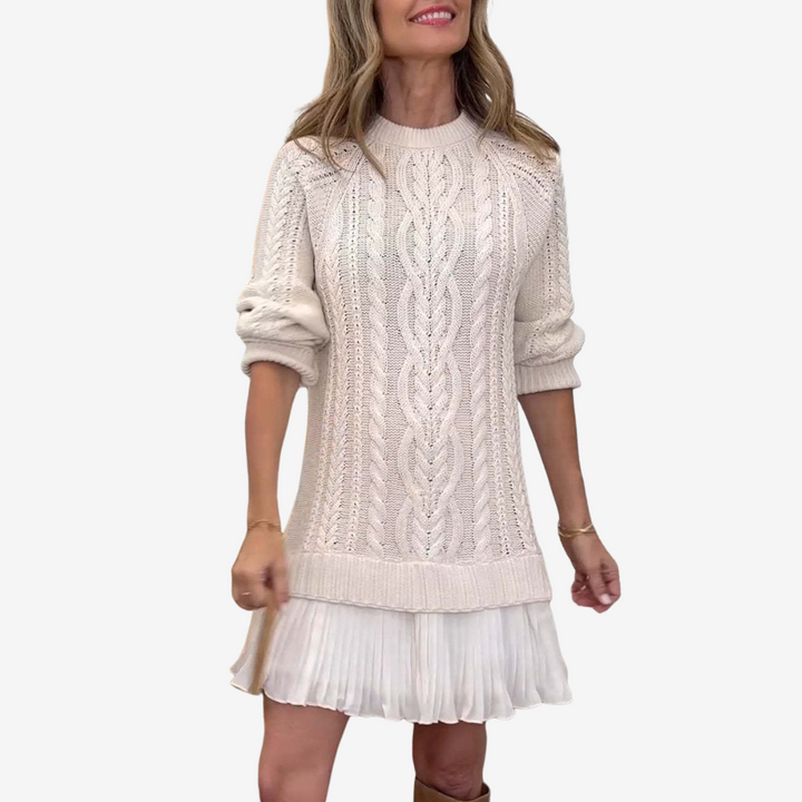 Freya™ - Knitted sweater dress