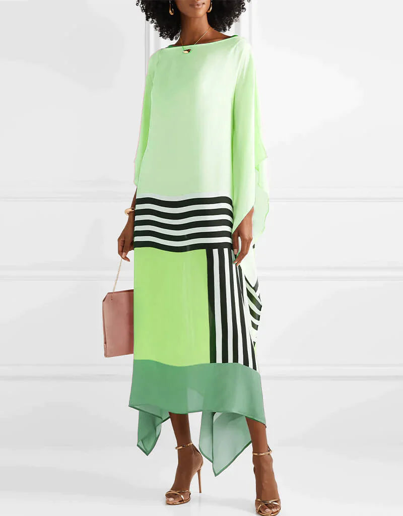 Valarie™ | Elegant Geometric Print Caftan