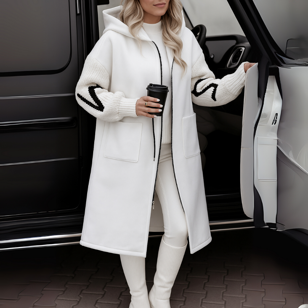 Rosana | Elegant Hooded Coatigan