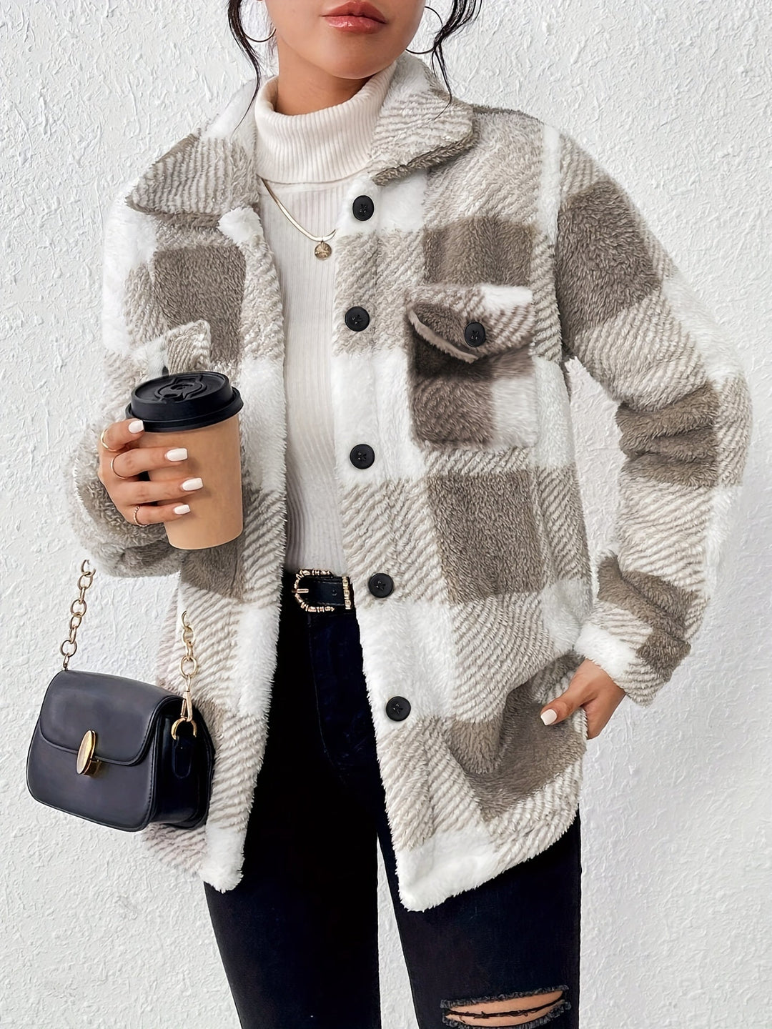 Plush Fleece Winter Jacket