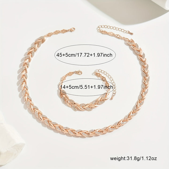 Sheila™ - Elegant Glass Rhinestone Fish Tail Set