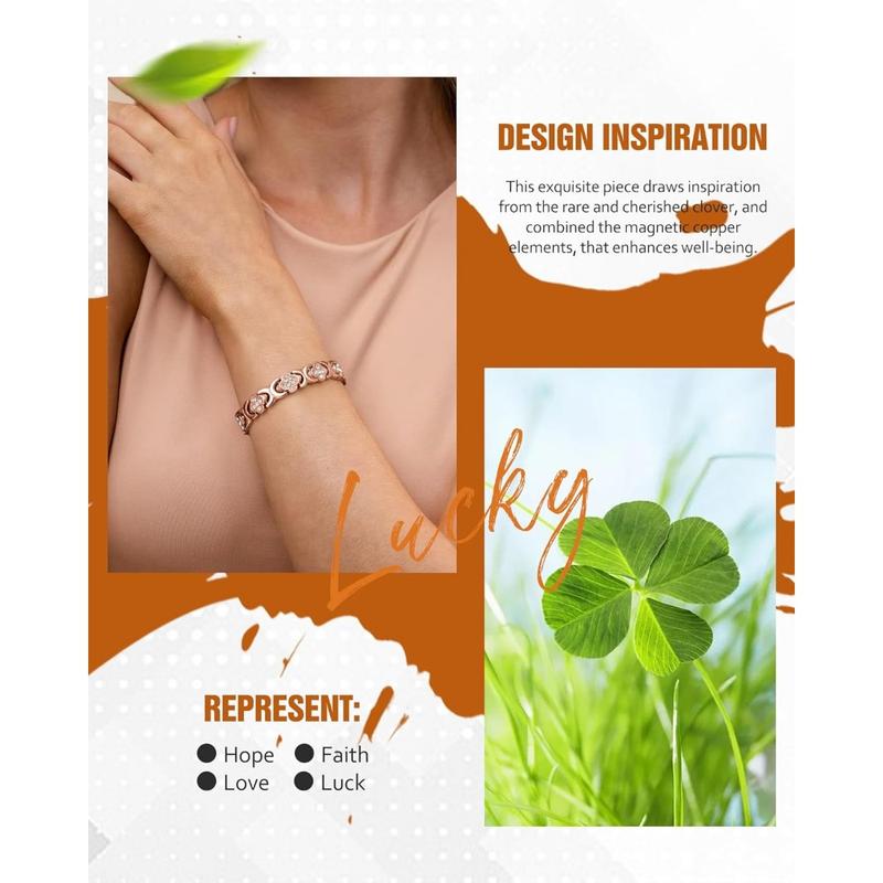 Celine™ – Elegant Magnetic Copper Bangle