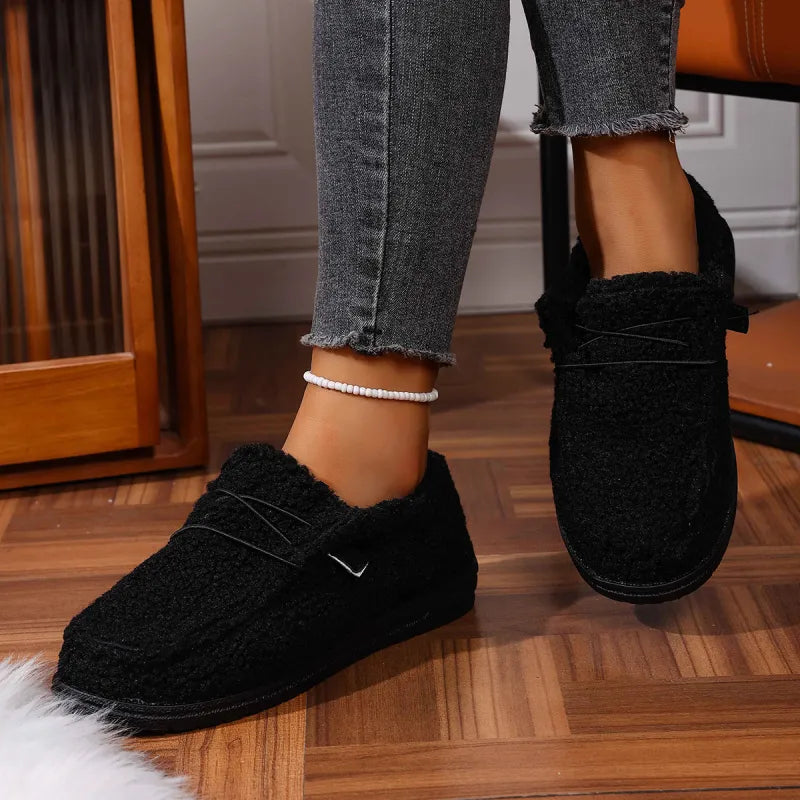 Luna™ | Warm Teddy Slippers