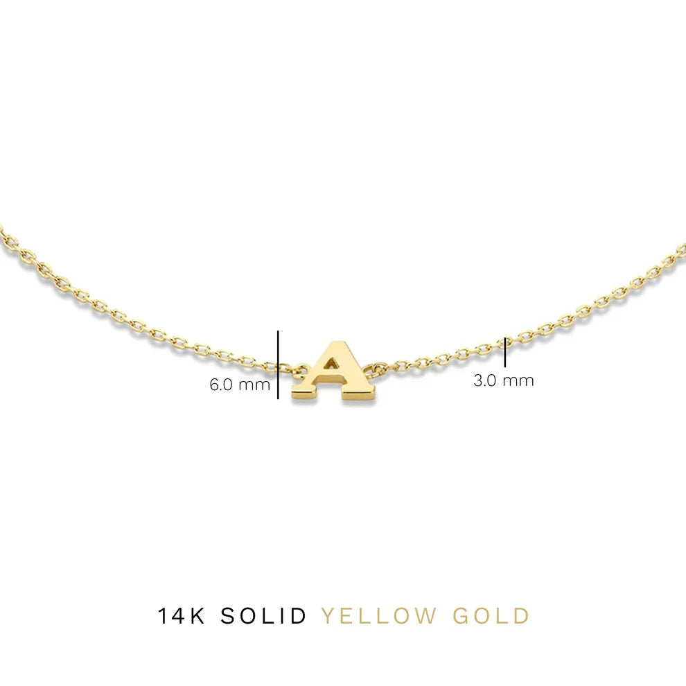 Bracelet with initials of your life sign