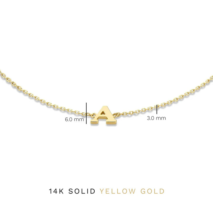 Bracelet with initials of your life sign