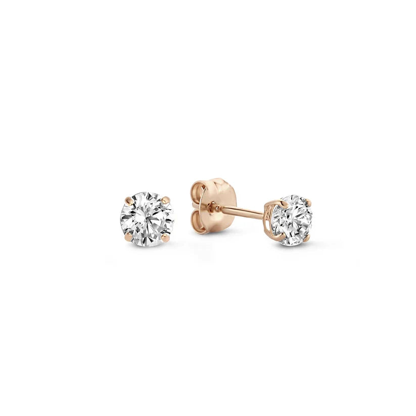 Moonstone stud earrings