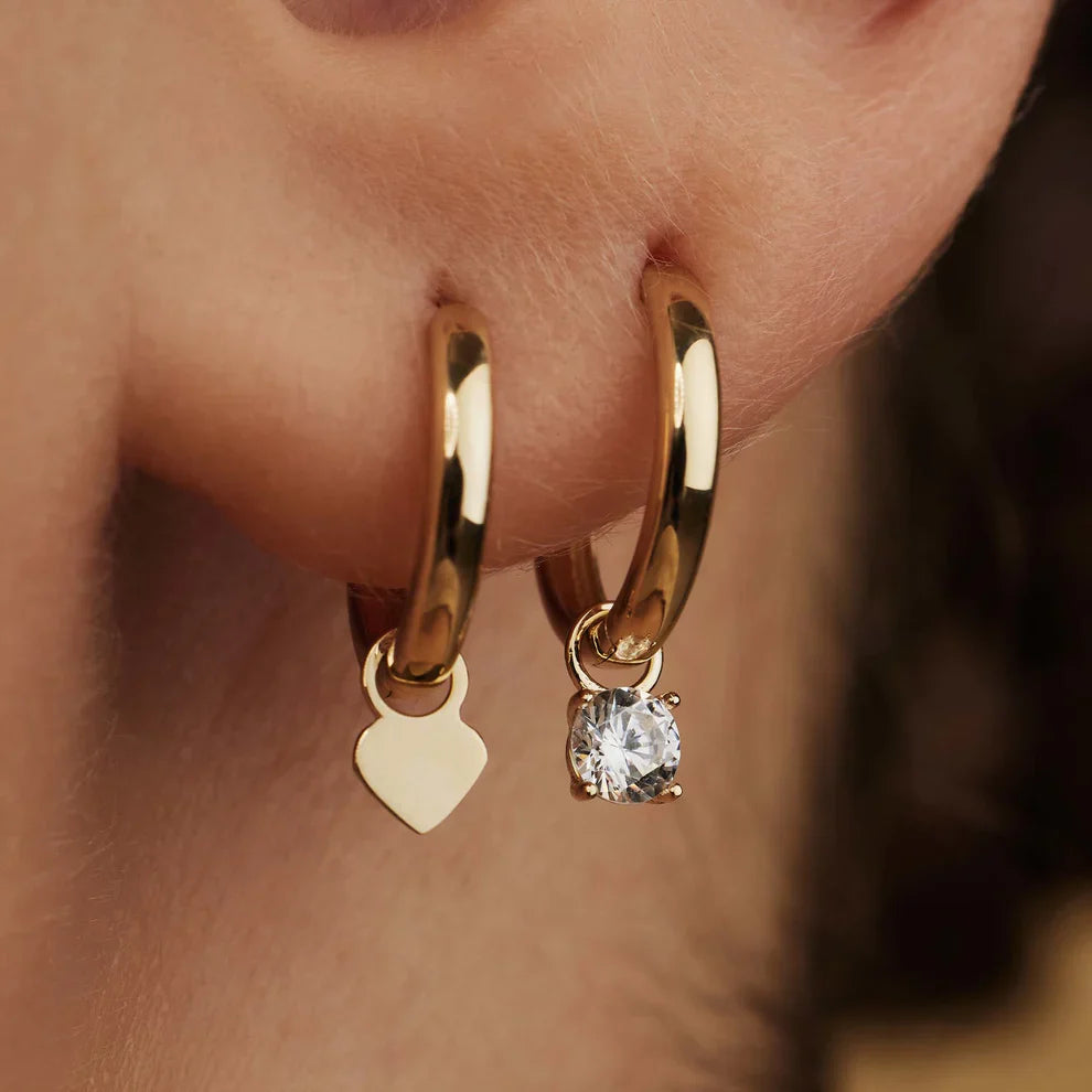 Maantrane stone earrings