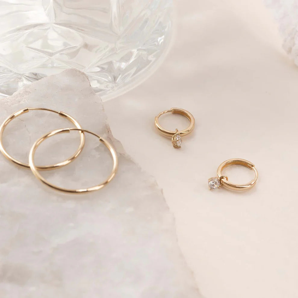 Maantrane stone earrings