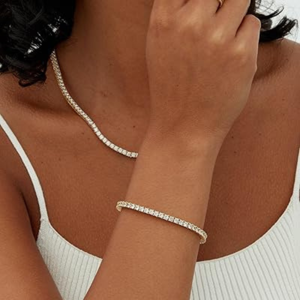 Moissanite tennis bracelet