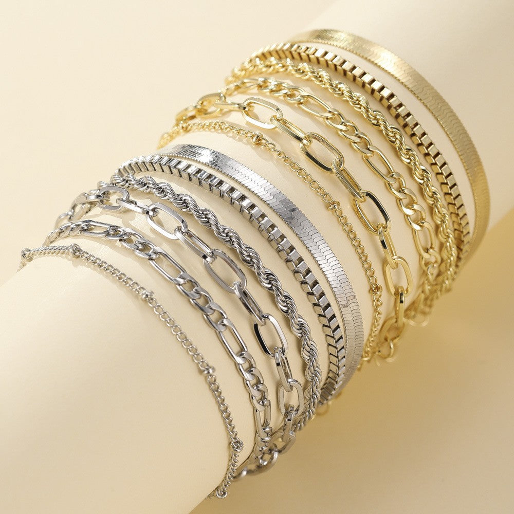 Ellis Renner Bracelet Set | Gold 16k