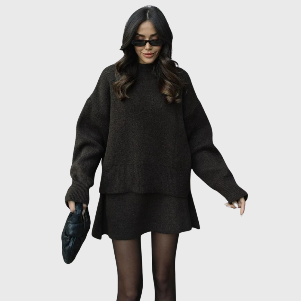 Cleo-Cozy Knit Set