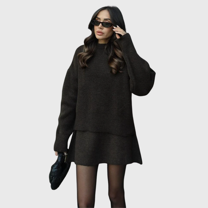 Cleo-Cozy Knit Set