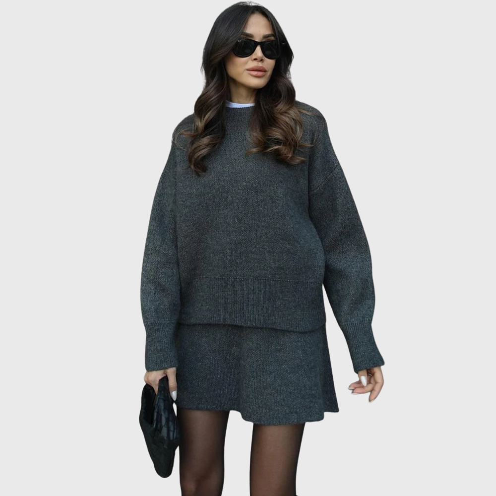 Cleo-Cozy Knit Set