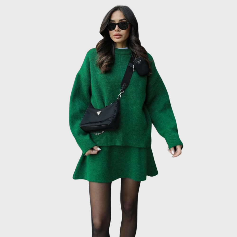 Cleo-Cozy Knit Set