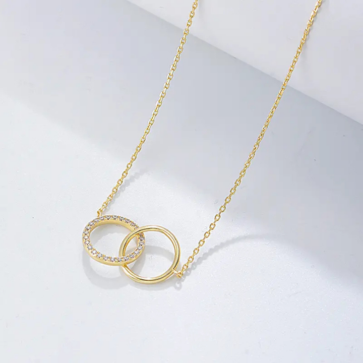Round Circle Zirconia Necklace