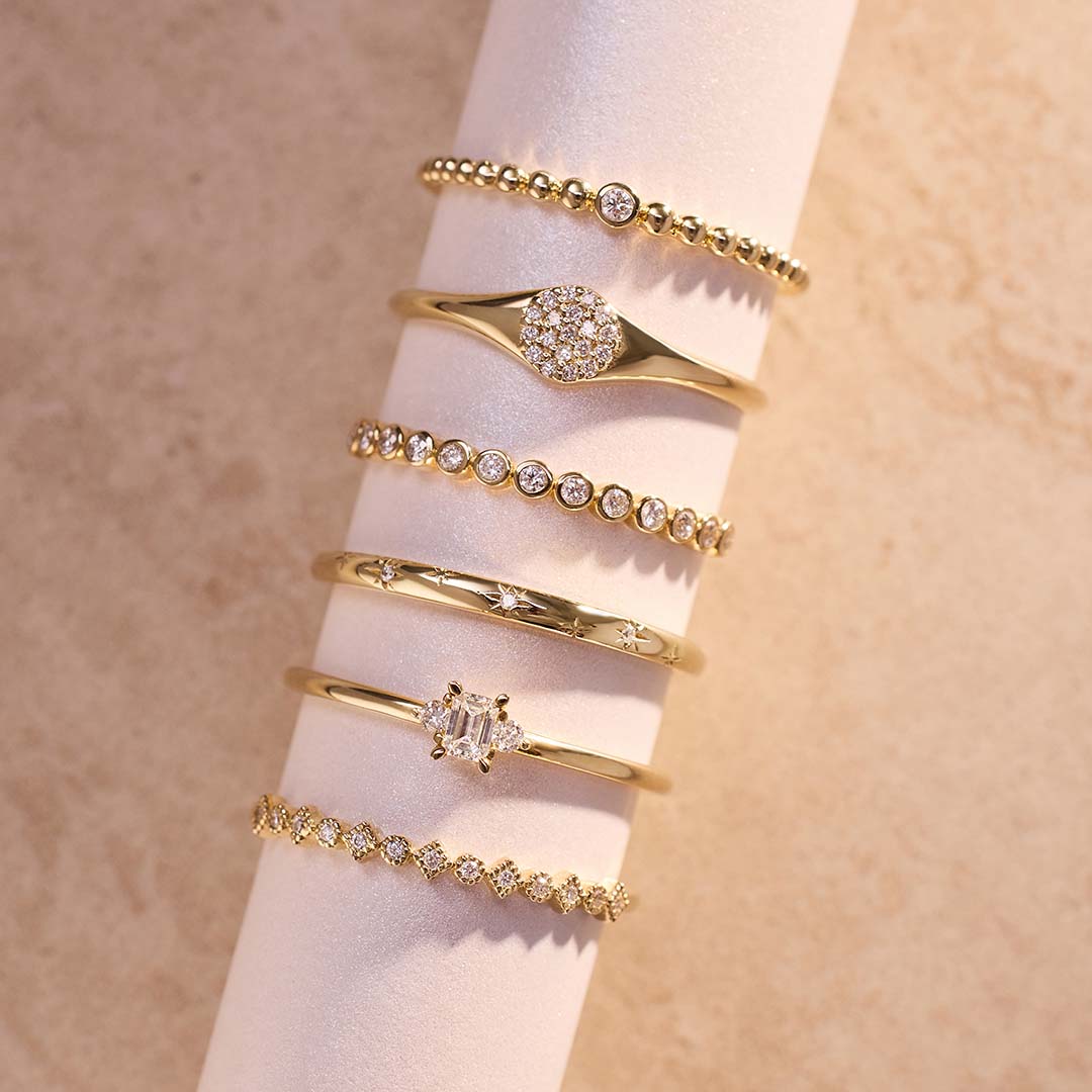 Maria's Diamond Bubble Ring