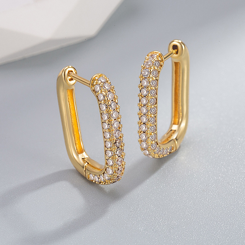 Large Icon Pavé Hoops