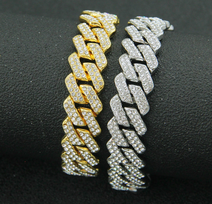 Elina Cuban Bracelet | Gold