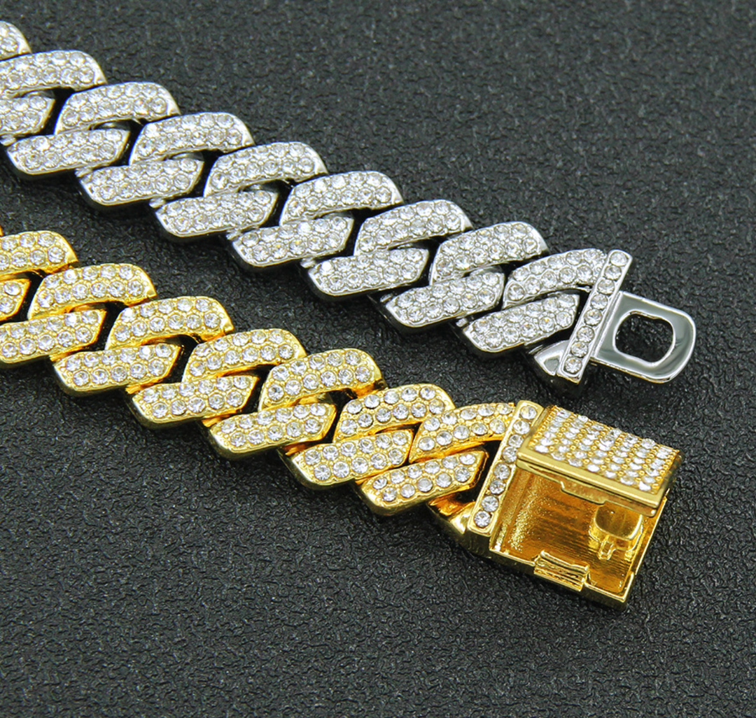 Elina Cuban Bracelet | Gold