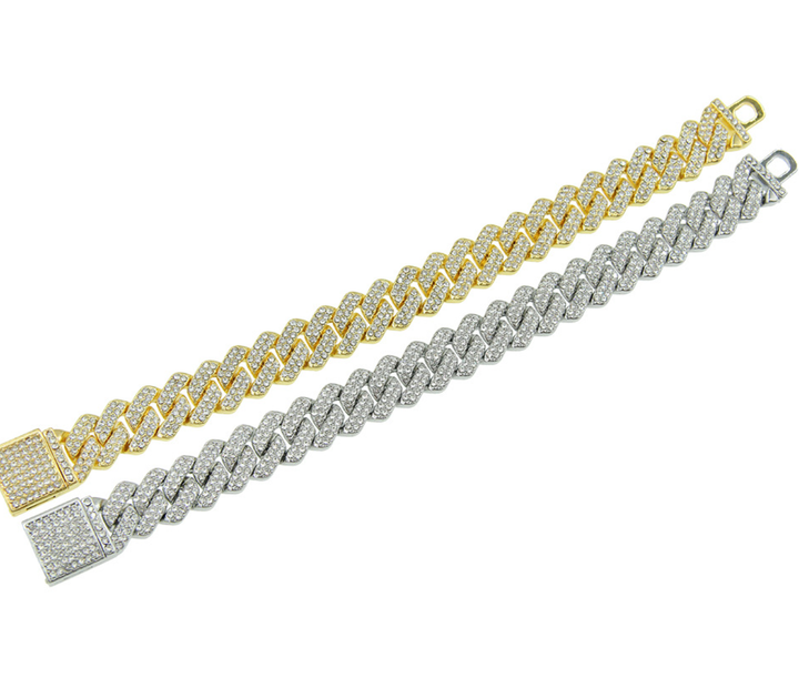 Elina Cuban Bracelet | Gold