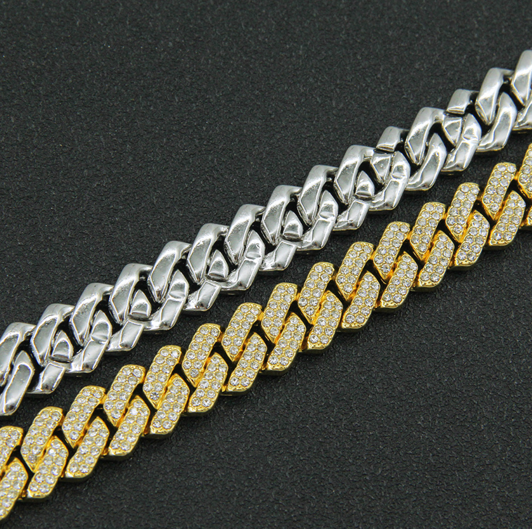 Elina Cuban Bracelet | Gold