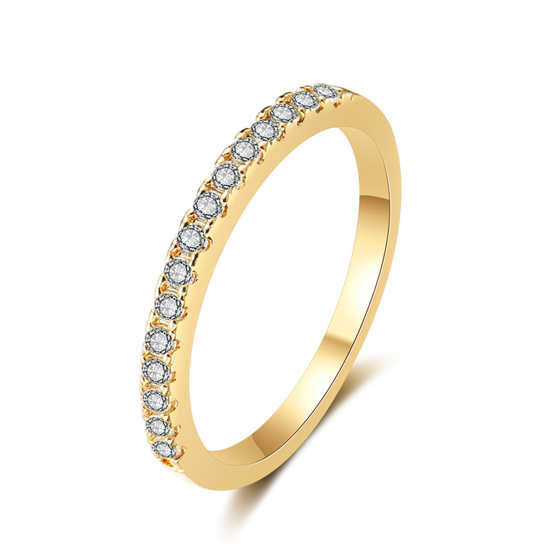 Moissanite engagement ring