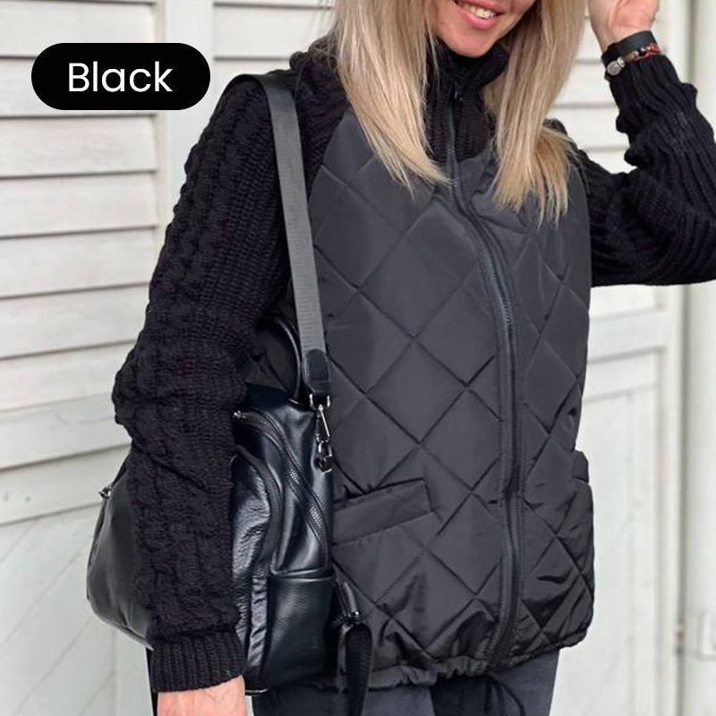 Julia-Knit Patchwork Jacket